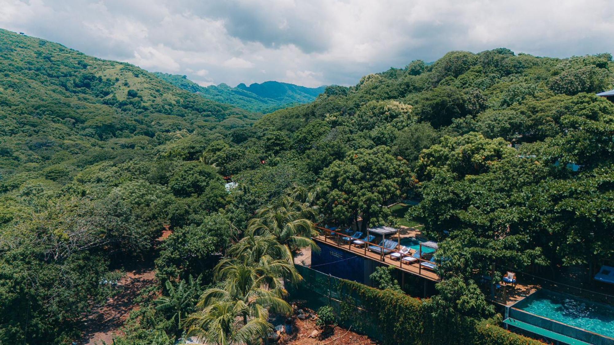 El Xalli Hotel El Zonte Bagian luar foto