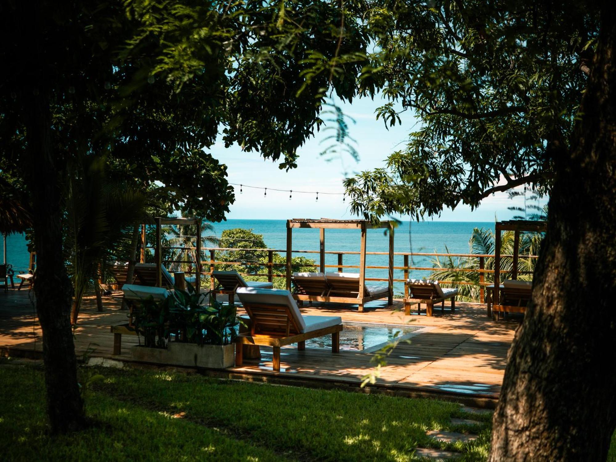 El Xalli Hotel El Zonte Bagian luar foto