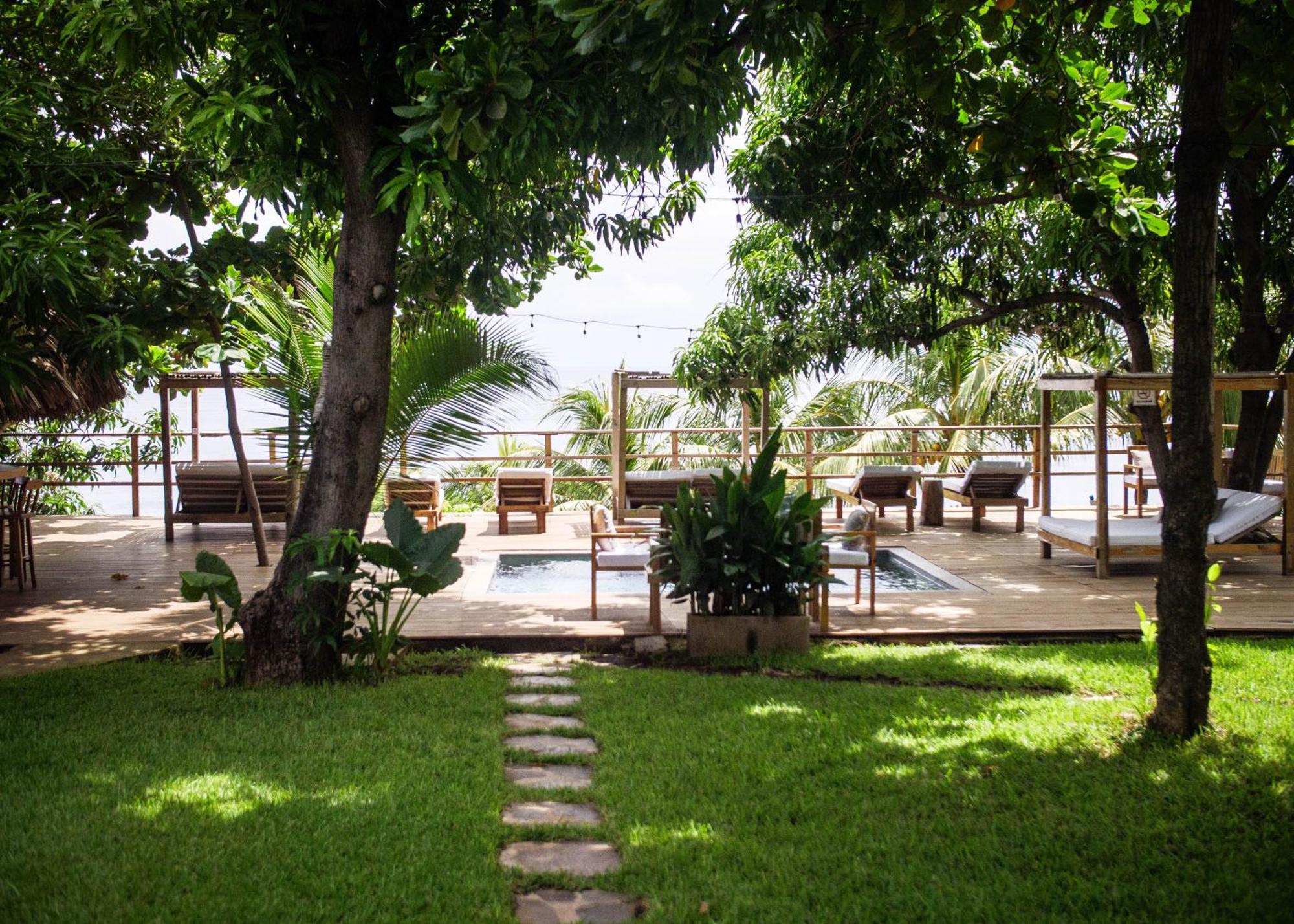 El Xalli Hotel El Zonte Bagian luar foto